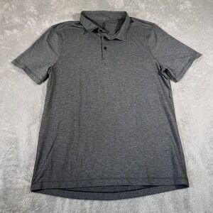 Lululemon Polo Shirt Mens Large Evolution Short Sleeve Performance Golf Athletic